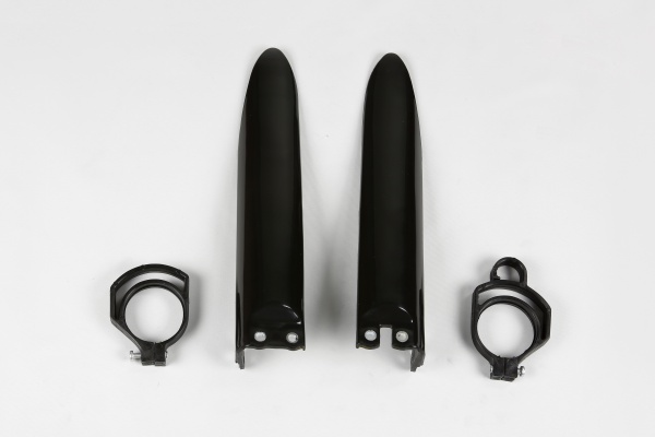 Fork Slider Protectors black for Kawasaki KX 85 (1998-13) - KX 100 (2001-13)